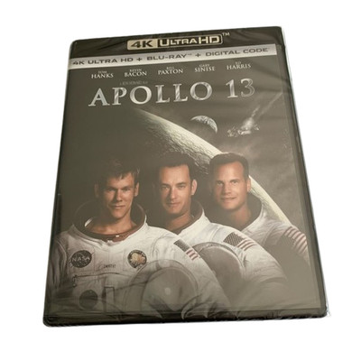 Apollo 13 4K UHD Blu-ray Tom Hanks Ed Harris Ron Howard Astronaut Jim Lovell