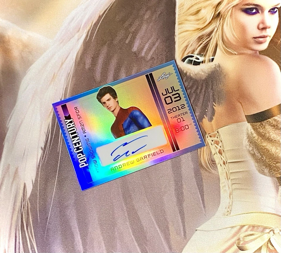ANDREW GARFIELD 2024 LEAF POP CENTURY NOW SHOWING AMAZING SPIDER-MAN AUTO SSP /9 - Image 4 of 4