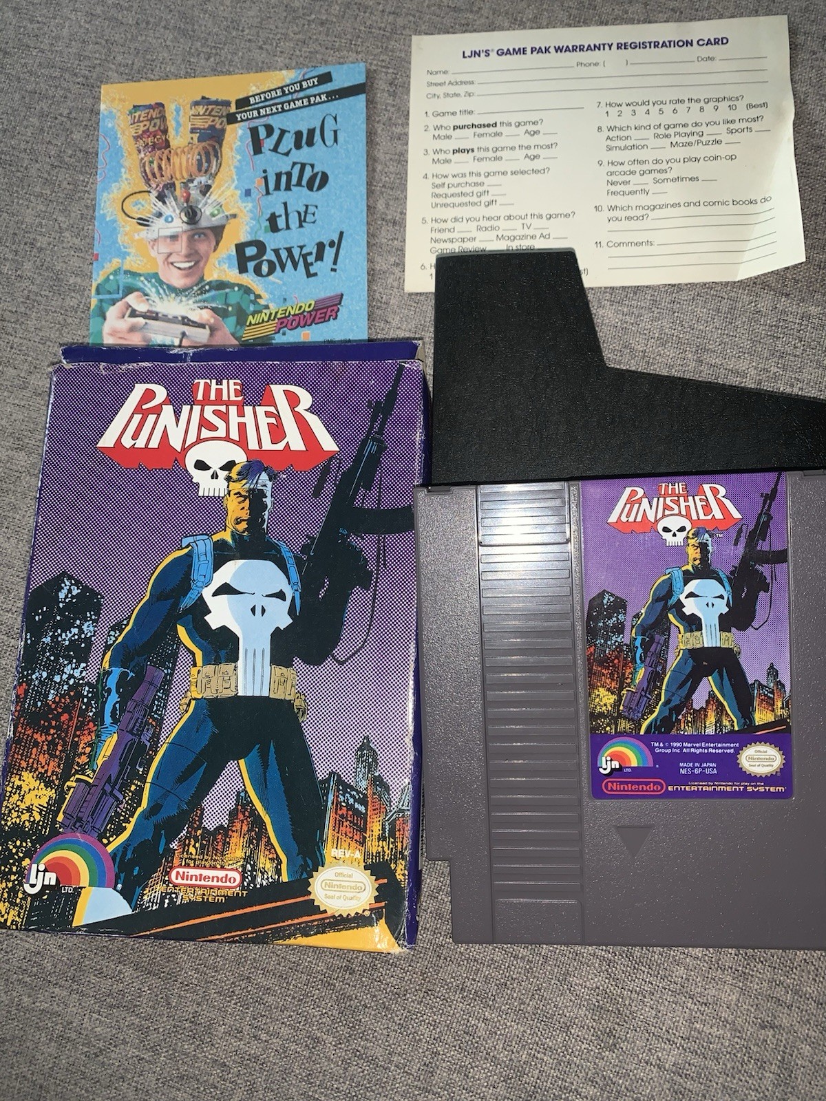 The Punisher Nintendo NES 1990 Video Game