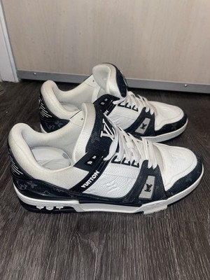 Louis Vuitton LV Trainer White Black Sneaker Size 43/US 10 |100