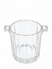 Vintage Eisk&uuml;bel Glas Bar Caddy mit Goldrand Barware aus den 1960er/70er Jahren