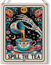 Witch Decor, Gothic Home Decor, Witch Wall Art Decor for Front Door, Witchy Home