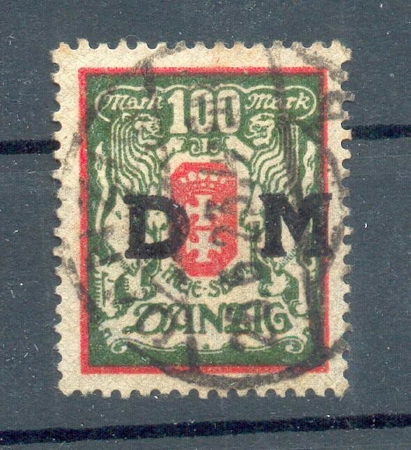 Danzig Service 34X Watermarks Gest. BPP 80EUR (G6003)