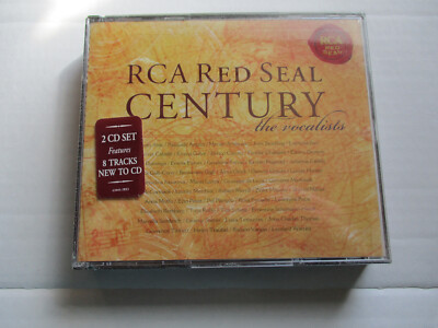 Rca Red Seal Century The Vocalists 2 CD Feature 8 tracks New to CD 638602RE1 NEW