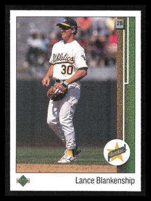 Lance Blankenship 1989 Upper Deck #15  Oakland Athletics Rookie