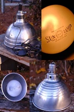 MCM LOT Photography Studio Lighting, 2 Lamps, 1 Sun Lamp Bulb, Acme Lite TESTED