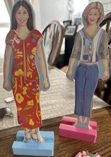 Melissa  Doug Classic Magnetic Wooden Dress-Up Dolls