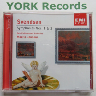 SVENDSEN - Symphonies No 1 & 2 JANSONS Oslo Philharmonic Orchestra - Ex CD EMI