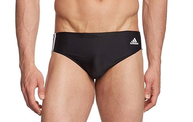 adidas infinitex 3 stripe swim shorts mens