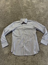 Ted Baker Endurance Dress Shirt Button Up Long Sleeve Superfine Cotton Sz 15.5