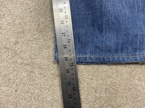 Tommy Hilfiger Jeans Regular Loose Fit Blue Jeans W36 L29 Leg has been Turned Up - Picture 17 of 23