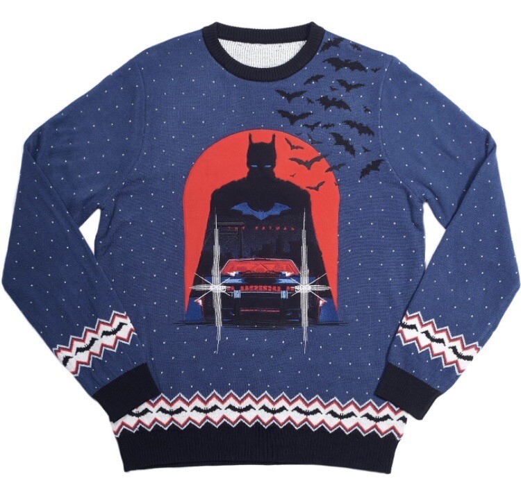 Medium (UK) Batman Ugly Christmas Xmas Jumper Sweater by Numskull