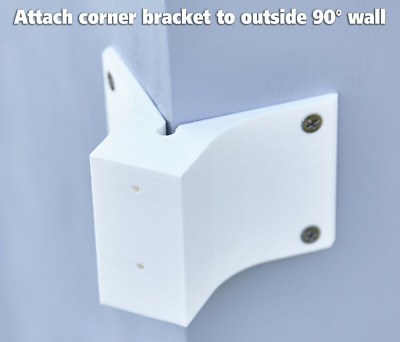 5 x Outside Corner Mounting Bracket For Ubiquiti UAP-AC-M-US Mesh Wifi