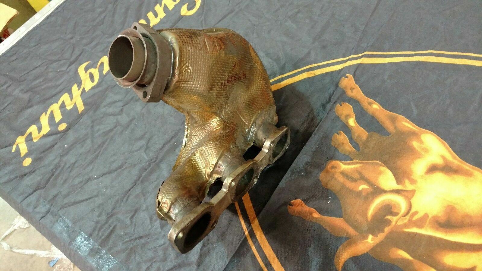 LAMBORGHINI DIABLO PASSENGER RIGHT SIDE EXHAUST MANIFOLD OEM 004435456CB 
