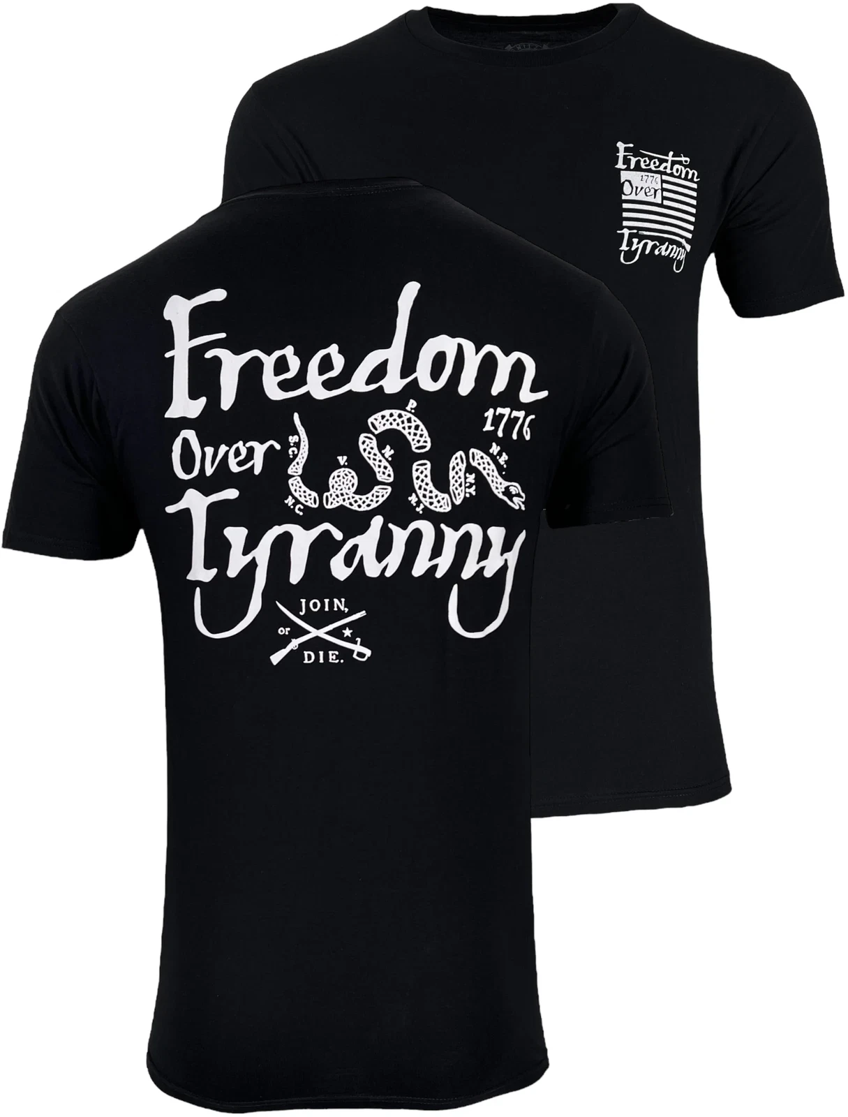 Howitzer Style Men's T-Shirt Over Tyranny Military Grunt MFG
