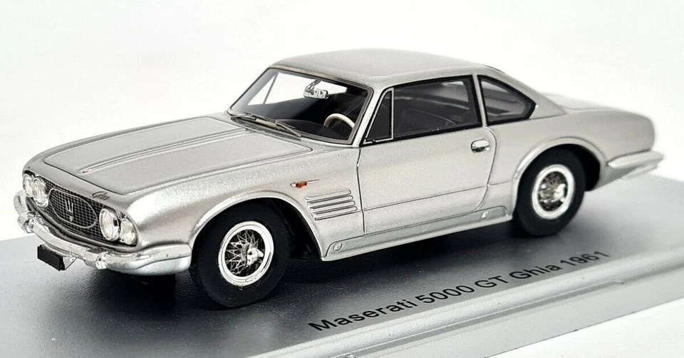 Kess 1/43 - Maserati 5000 GT Ghia 1961 Silver Resin Model Car — 第 3/4 张图片