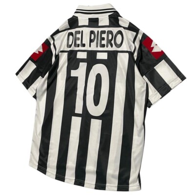 Del Piero 10 L Juventus 2001 02 Home Maglia Jersey Football