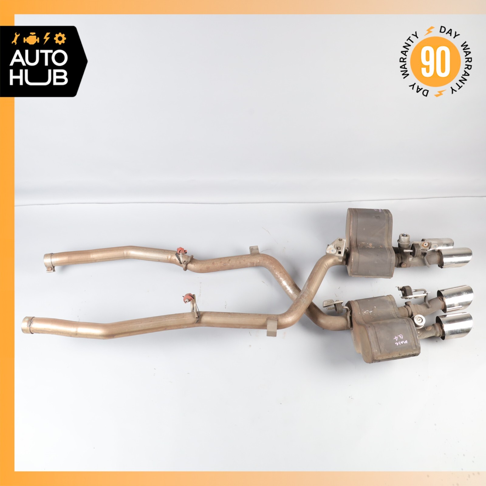 Maserati Quattroporte SQ4 M156 Exhaust Muffler Left & Right Side Set OEM 69k