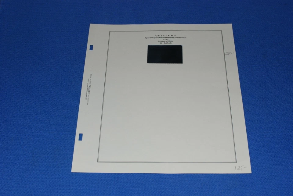 Oklahoma Duck Hunting Scott National Album Pages BlueLakeStamps GET YOUR STATE! - Image 4 of 4