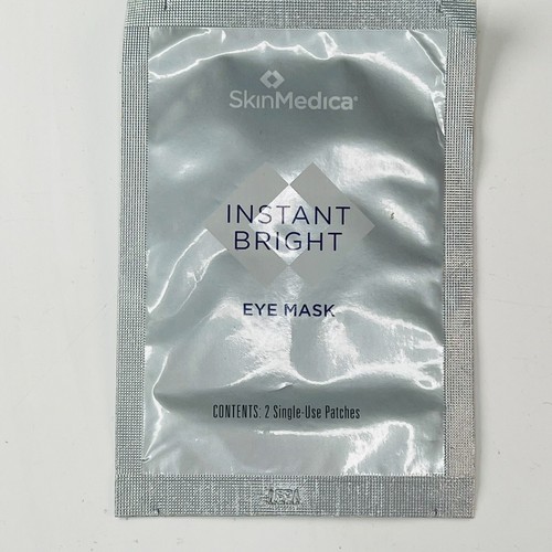 SkinMedica Instant Bright Eye Mask Hydration Puffiness Brighten New