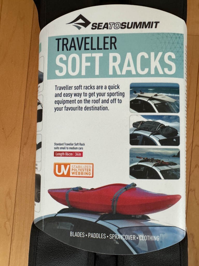 Sea To Summit Traveller Soft Racks Kayak Canoe Surfboard Auto Roof