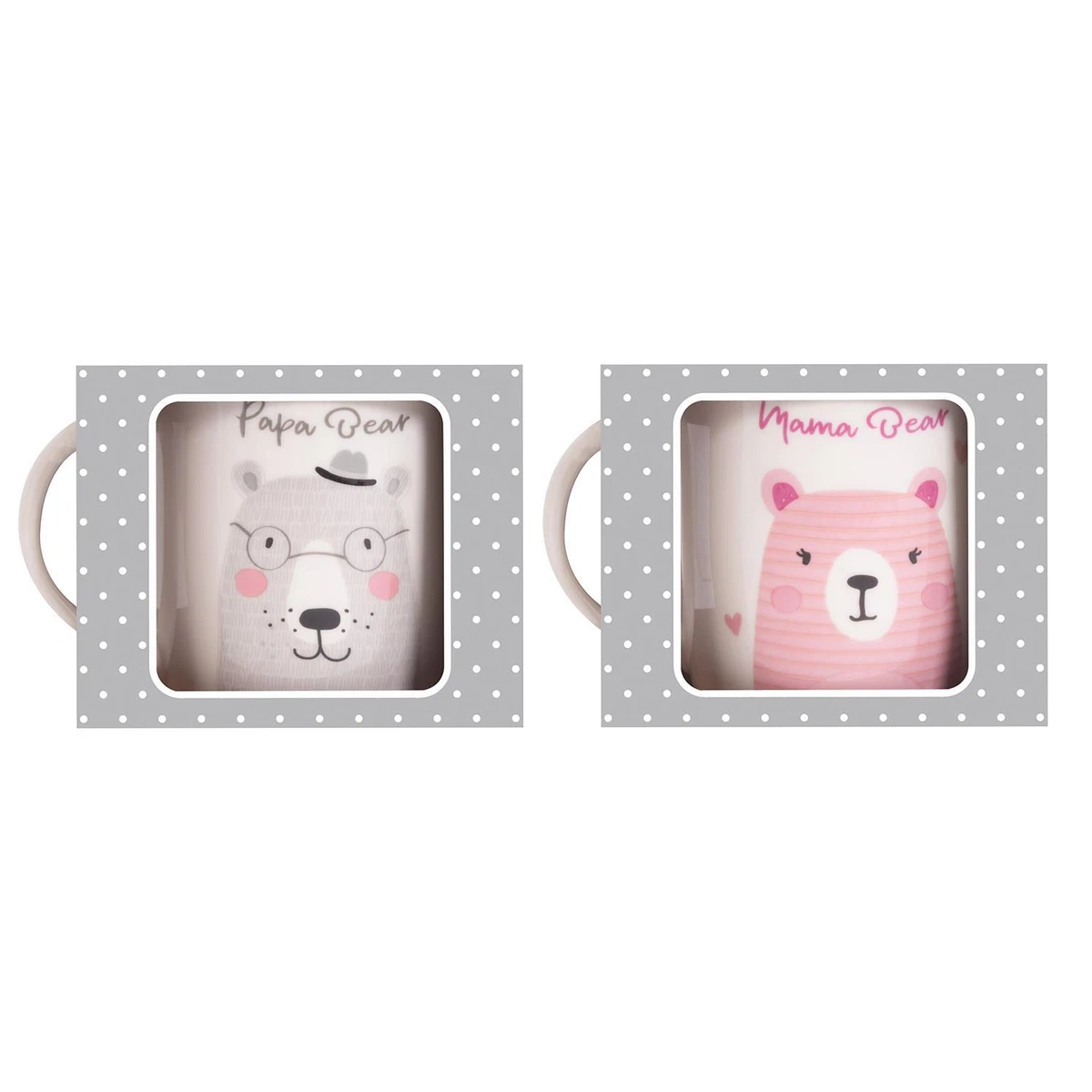 Papa bear mama bear cheap baby bear mug set