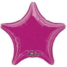 19" Fuchsia Dazzler Star Balloon