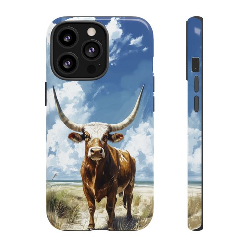 Bull Horns Blue Sky - Phone Ink Cover Case for iPhone, Galaxy, Pixel - 第 98/281 張圖片