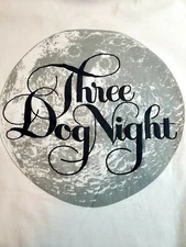 Rare Vtg Three Dog Night 1991 Three Dog Night World Tour Shirt LARGE 