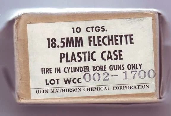 WESTERN CARTRIDGE  VIETNAM ERA  FLECHETTE ROUNDS NEW REPLICA 10 ROUND AMMO BOXES - Image 3 of 4