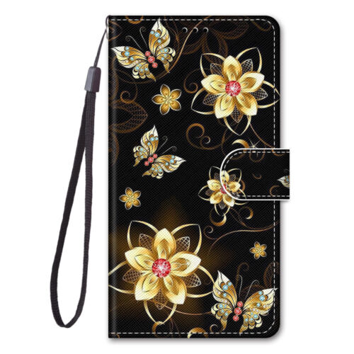 Para Samsung Galaxy S24 S23 A54 Flor Cuero PU Billetera Tarjeta Abatible Soporte Estuche - Imagen 17 de 34