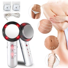 3IN 1 Slimming Beauty Instrument EMS Ultrasonic Massager Slimming and Fat Burnin