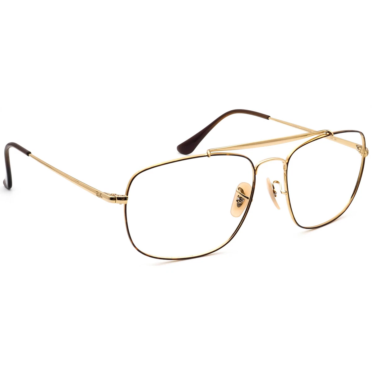 Ray Ban Sunglasses Frame Only RB 3580 The Colonel 9104 Gold Pilot