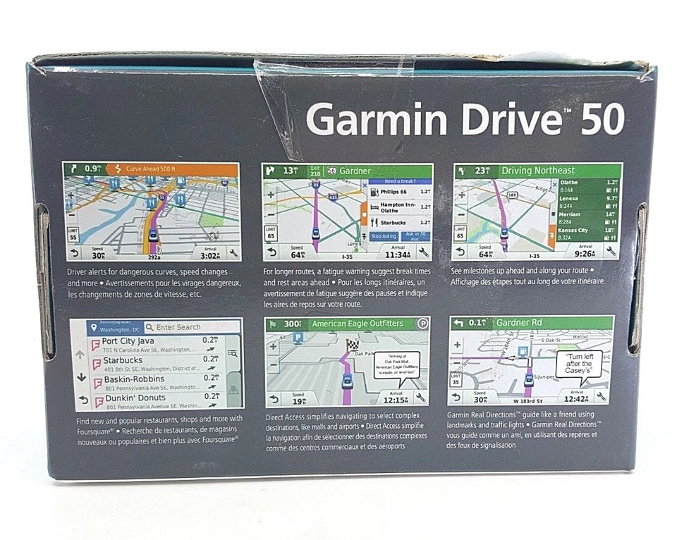 Garmin Drive 50 LM 5" GPS Navigation Lifetime Maps ™ - Image 3 of 4