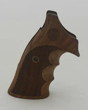 KSD Brand SW K/L/X - Frame Round Butt Compatible Walnut Grips Diamond