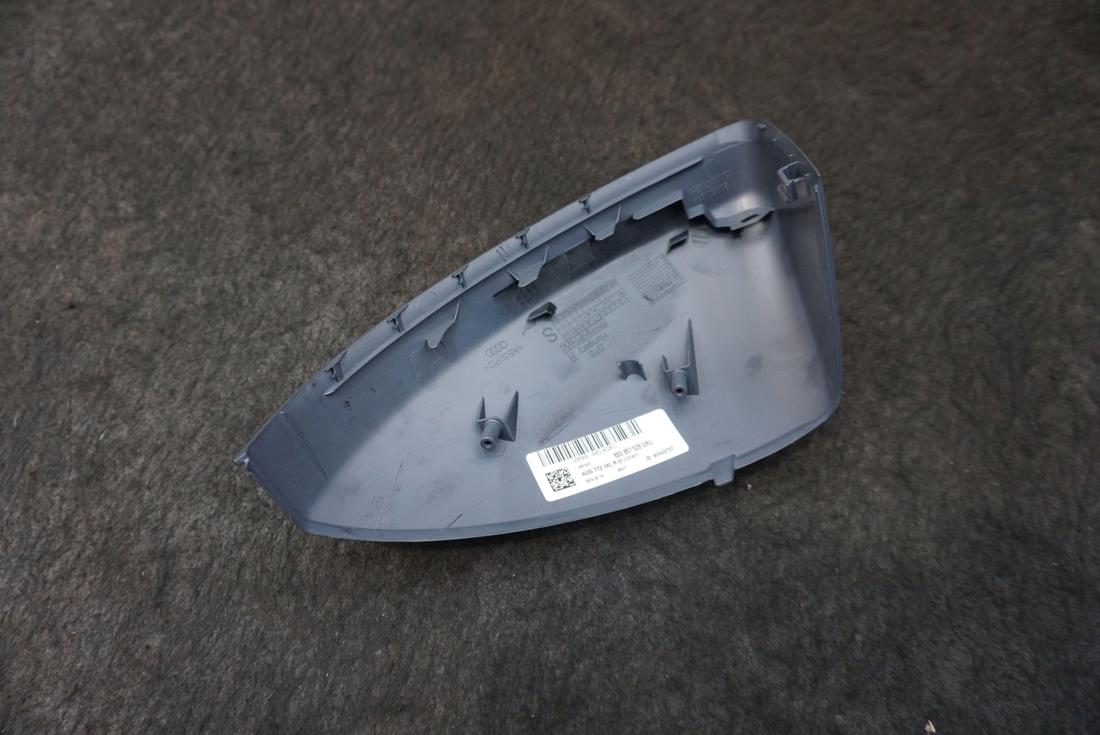 Set 2 Front Right Door Mirror Cap Primed OEM 8S0857528 Audi R8 GT4 4S 2016-18