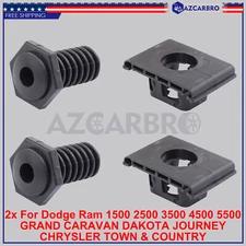 Set of 2 Adjustable Hood Bumper Buffer New Fits For Dodge Ram Truck 55276482AB