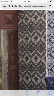 Christian Lacroix Designers Guild Azulejos wallpaper. Brand new