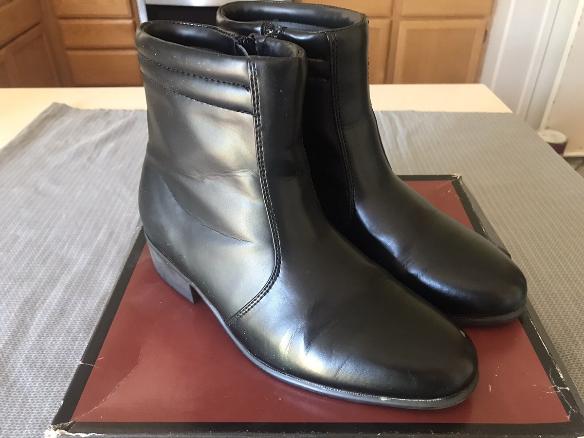 Chancellors Black Leather Men\'s Boots BOSS Men main image 2