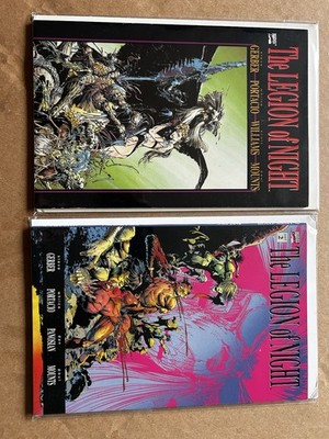 The Legion Of Night #1 & 2 (1991 Marvel) Complete Set Whilce Portacio art