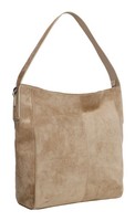 Mustang Ela Shopper Suede Shopper Schultertasche Tasche Beige Beige Neu