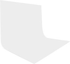 Sfondo Fotografico Bianco, 1.5X2M Fondale Fotografico Telo Bianco Fotografico in