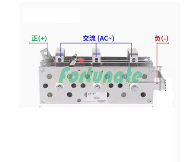 1PC NEW FOR Three phase rectifier bridge DS250A 280*98mm 4 slice 300*98mm
