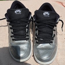 Nike SB Dunk Low Pro Silver/Black Cold Pizza ...