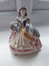 Coalport Fairest Flowers Bone China Figur. Mohn