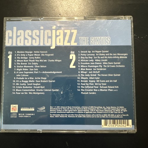 Time Life Classic Jazz: The Sixties CD VG - Picture 6 of 6