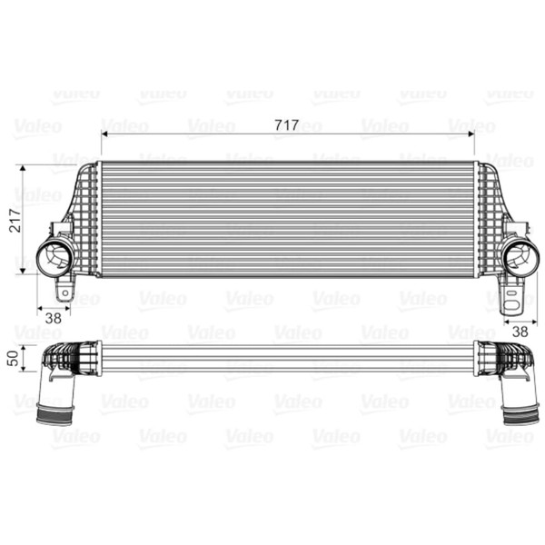 LadeluftküHler Valeo 818659 FüR VW Transporter T5 Multivan-image