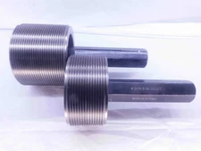 4 3/16 8 UN 2A SET THREAD PLUG GAGE 4.1875 GO NO GO P.D.'S = 4.1040 & 4.0963