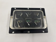 Piper PA-28 180 Engine Instrument Fuel Oil Pressure Gauge Cluster 63426-00