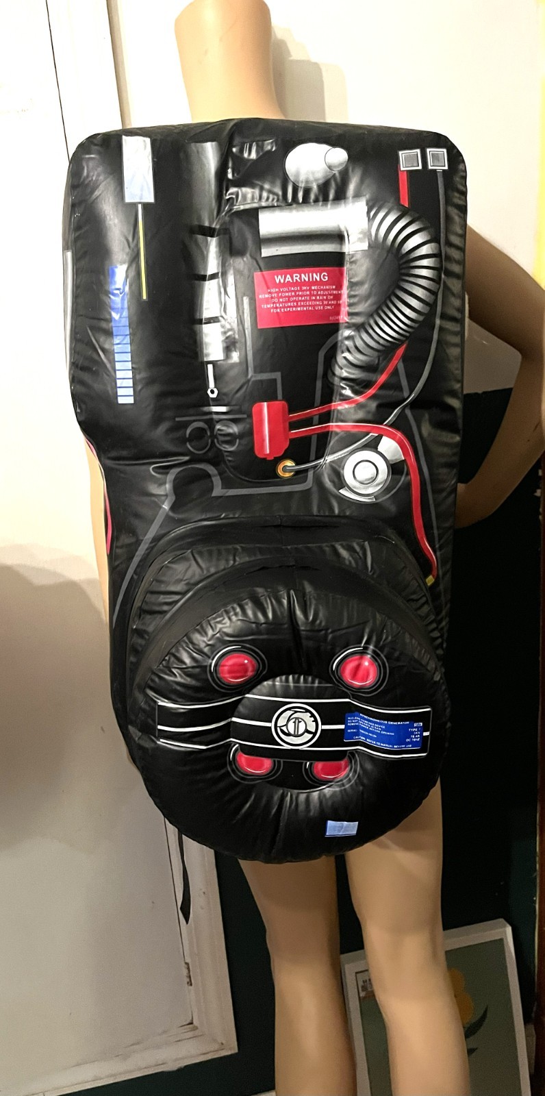 INFLATABLE GHOSTBUSTERS PROTON PACK BACK PACK COS… - image 1